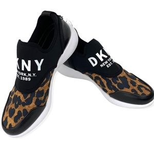 DKNY Leopard Print Sneakers (NWOT)